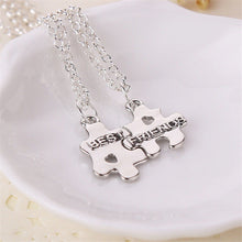Set Vintage Best Friend Splice Pendant Necklace Party Jewelry Gift Wedding Alloy Women Men Necklace EF8