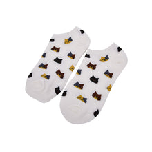 s Women Funny Socks Casual Boat Low Cut Style C y Color Funny Cute Cats Faces Short Ankle Socks Crew  EF8