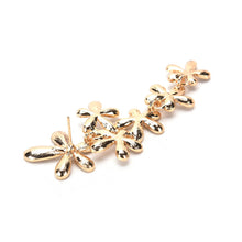 jewelry drop snowflake earring Full crystal stone dangle earring long drop earrings for women EF8