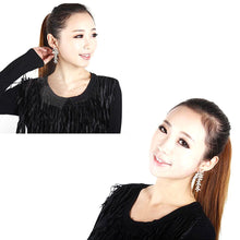 jewelry drop snowflake earring Full crystal stone dangle earring long drop earrings for women EF8
