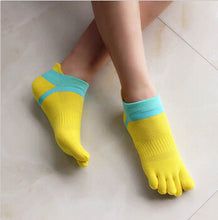 s Women Men Five Finger Boat Socks Toe Socks Cotton Absorb Sweat Deodorant Five Finger Casual Socks EF8
