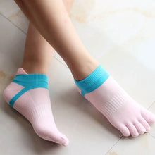 s Women Men Five Finger Boat Socks Toe Socks Cotton Absorb Sweat Deodorant Five Finger Casual Socks EF8