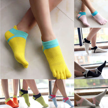 s Women Men Five Finger Boat Socks Toe Socks Cotton Absorb Sweat Deodorant Five Finger Casual Socks EF8