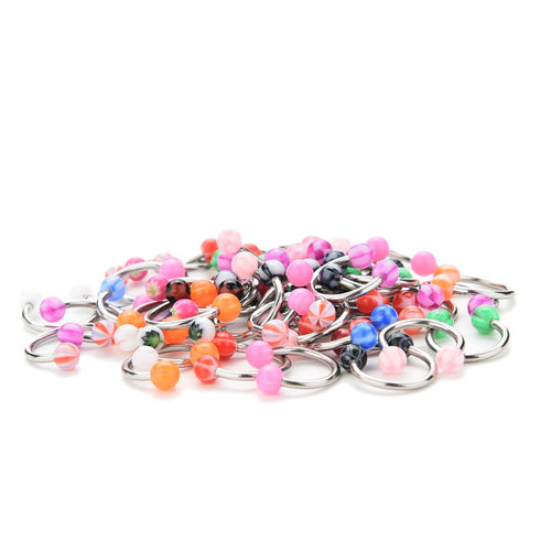10 Pcs OR 20PCs Trendy Eyebrow Piercing Lip Tongue Nose Navel Belly Button Studs Body Piercing EF8
