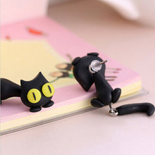 H made Polymer Clay Cute Cat Cotton Animal Stud Earrings Ear Stud Jewelry Brincos  EF8