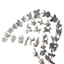 100Pcs Tibetan Silver Mix Charm Pendants Jewelry EF8