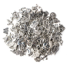 100Pcs Tibetan Silver Mix Charm Pendants Jewelry EF8