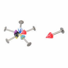 100Pcs Women Body Jewelry Eyebrow Navel Belly Lip Tongue Nose Piercing Bar Ring Jewelry EF8