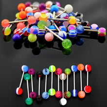 10PCS Mixed Tounge Nipple Ear Rings Bars Barbell Body Piercing Jewelry EF8