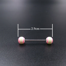 10PCS Mixed Tounge Nipple Ear Rings Bars Barbell Body Piercing Jewelry EF8