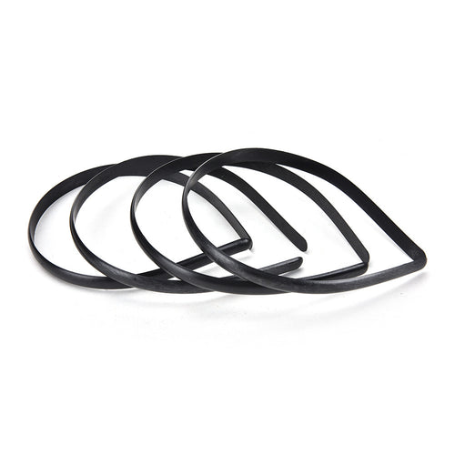 10Pcs White Black Women Lady Plastic Hair B  Headb  No Teeth Girl Hair Tool EF8