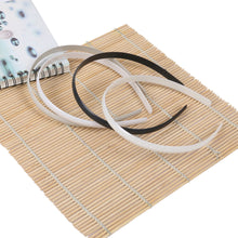 10Pcs White Black Women Lady Plastic Hair B  Headb  No Teeth Girl Hair Tool EF8