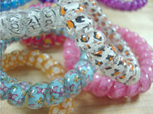 10Pcs women Girl Hairb  Headb  Telephone Cord Elastic Ponytail Holders Hair Ring Scrunchies For Girl Rubber B  Tie EF8