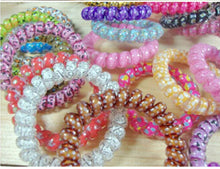 10Pcs women Girl Hairb  Headb  Telephone Cord Elastic Ponytail Holders Hair Ring Scrunchies For Girl Rubber B  Tie EF8