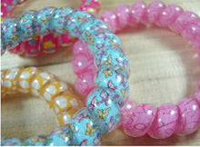 10Pcs women Girl Hairb  Headb  Telephone Cord Elastic Ponytail Holders Hair Ring Scrunchies For Girl Rubber B  Tie EF8