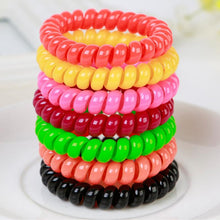 10Pcs women headdress head flower hair accessories hair ring hair rope c y-colored telephone wire EF8