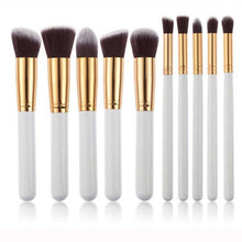 10pc Makeup Brushes Set Pro Powder Blush Foundation Eyeshadow Eyeliner Lip Colorful Cosmetic Brush Kit Beauty Tool EF8