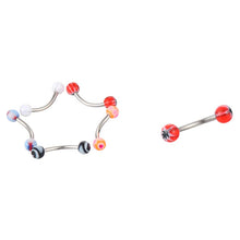 110Pcs Lovely Body Jewellery Piercing Eyebrow Belly Tongue Bar Ring Bulk lots EF8