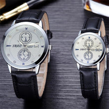 12 Styles Couple Lovers Watch Auto Date Calendar Quartz Movement Leather Strap Wristwatches Relogio Masculino EF8