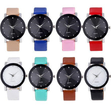 15 Colors Luxury Quartz Sport Military Stainless Steel Dial Leather Band Wrist Watch MenClock relogio masculino EF8