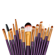 15pc Professional Makeup Cosmetic Brushes Set For Women Soft Foundation Eyeshadow Eyeliner Lip Brush Tool Accessories EF8