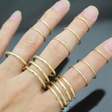 16pc Stylish Punk Stackable Plain B  Above Knuckle Midi Finger Ring  EF8