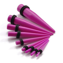 18Pcs Acrylic Ear Plug Taper Kit Gauges Ear Exp er Stretcher Stretching Piercing Women Mens Body Jewelry EF8