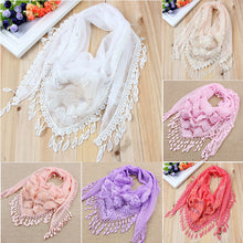 150*50CM7 Colors Tassel Scarf women Embroidered Flower Scarf Bib EF8