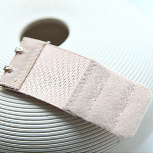 2 Rows 2 Hooks Bra Extenders Nylon Clasp Strap Women Bra Strap Extender 3 Colors EF8