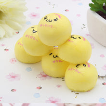 4cm Mini P a Squishy Key Chains Cartoon Buns Bread Bag Cell Phone Straps EF8