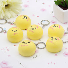 4cm Mini P a Squishy Key Chains Cartoon Buns Bread Bag Cell Phone Straps EF8