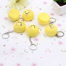 4cm Mini P a Squishy Key Chains Cartoon Buns Bread Bag Cell Phone Straps EF8