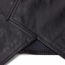 Asymmetric Short Faux Leather Skirt Black PU Leather Sheath Pencil Skirt Black Women Sexy High Waist Slim Bodycon Skirt EF8