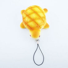 Charms Kawaii Bread Scented Key Chain Cute PU Tortoise Squishy Tortoise Squishy Bag Cell Phone Straps 7*6 5CM EF8