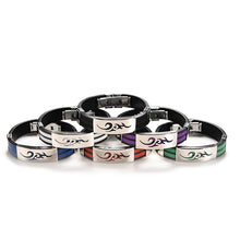 Chic Men Stainless Steel Silicone Metal Wristb  Bracelets Bangle Stylist Jewelry Gifts EF8