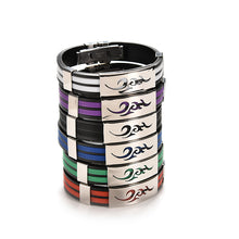 Chic Men Stainless Steel Silicone Metal Wristb  Bracelets Bangle Stylist Jewelry Gifts EF8