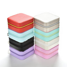 Creative Jewelry Box Mini PU Leather Casket for Jewelry Travel Case Best Birthday Gift Ring Earrings Necklace Storage EF8