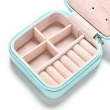 Creative Jewelry Box Mini PU Leather Casket for Jewelry Travel Case Best Birthday Gift Ring Earrings Necklace Storage EF8
