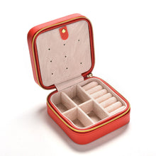 Creative Jewelry Box Mini PU Leather Casket for Jewelry Travel Case Best Birthday Gift Ring Earrings Necklace Storage EF8