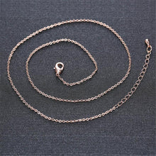 Cute Solid Little Bee Pendant Animal Necklace for Women 18K Rose Gold Plated Jewelry EF8