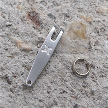 EDC Bag Suspension Clip with Key Ring Carabiner Stainless Steel Outdoor Quicklink Tool EF8