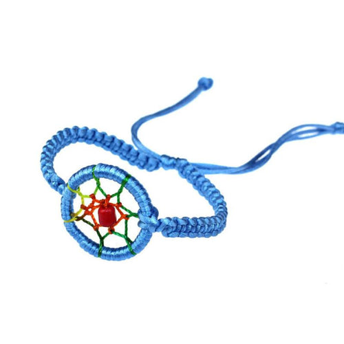 Fashion Dream Catcher Bracelet Alloy And Rope Leather Cute Charm Campanula 14-16cm 4g popular Bracelets EF8