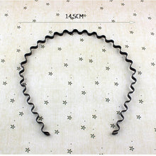 Men Women Black Metal Wavy Hair Head Hoop B  Sport Headb  Hairb  Headwear Hair Ornament accessories EF8