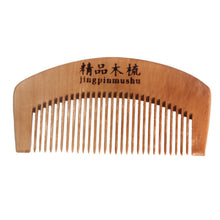 Natural Health Peach Wooden Mahogany Comb Present Comb Perfect Gift EF8