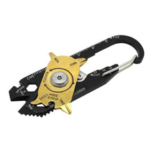 Mini 20 in 1 Roulette Combination Tool Gadget Portable Pocket Multifunction EDC Tool Bottle Opener Key Ring Screwdriver EF8