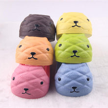 Mini Squishy kapibarasan Slipper Phone Straps Bread Perfume Kids Collections Toy Gift EF8
