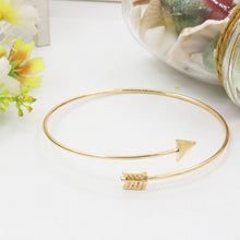 Adjustable Bridesmaids Gift Gold Filled Bracelets for Women One Direction Arrow Wrap Bracelet   Bangle EF8
