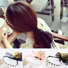 Design Simulated Pearl Wave B s Beautiful Lace Bows Hair B s Headb s for Girls Headwear Hair Accessories for Women EF8