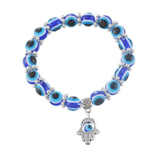 Hamsa Fatima H  Evil charm magic captivate allure Eyes Bracelet H made Beads Bracelet EF8