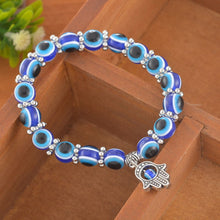 Hamsa Fatima H  Evil charm magic captivate allure Eyes Bracelet H made Beads Bracelet EF8